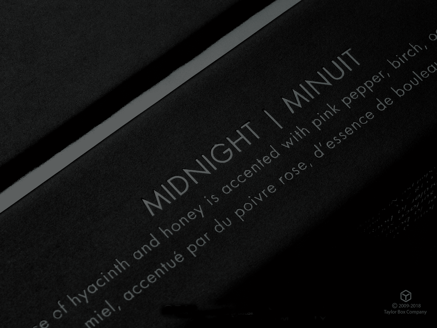 Calvin Klein Collection Rigid Box Candle Packaging