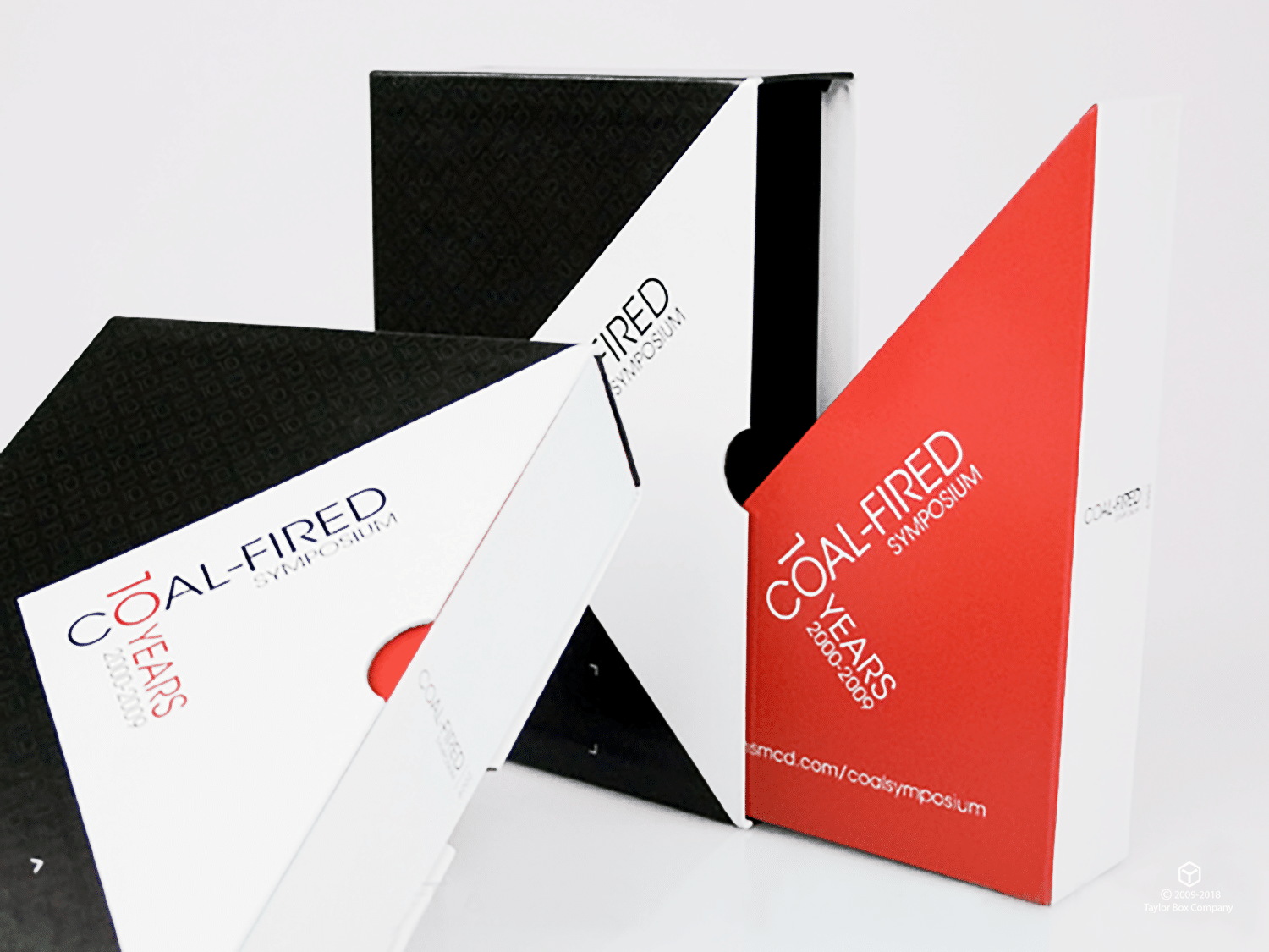 Slipcase and Slashcase set for Coal-Fired Symposium