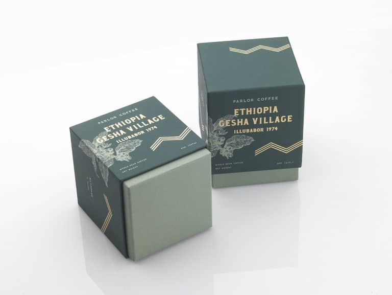 coffee box, rigid box, custom packaging design, sustainable packaging, foil stamping, silk screening
