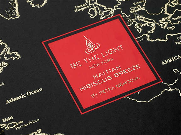 Petra Nemcova's Candle Assortment Foil Stamping