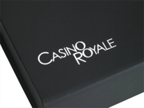 Casino Royale Movie Promotional Campaign custom rigid box foil stamping